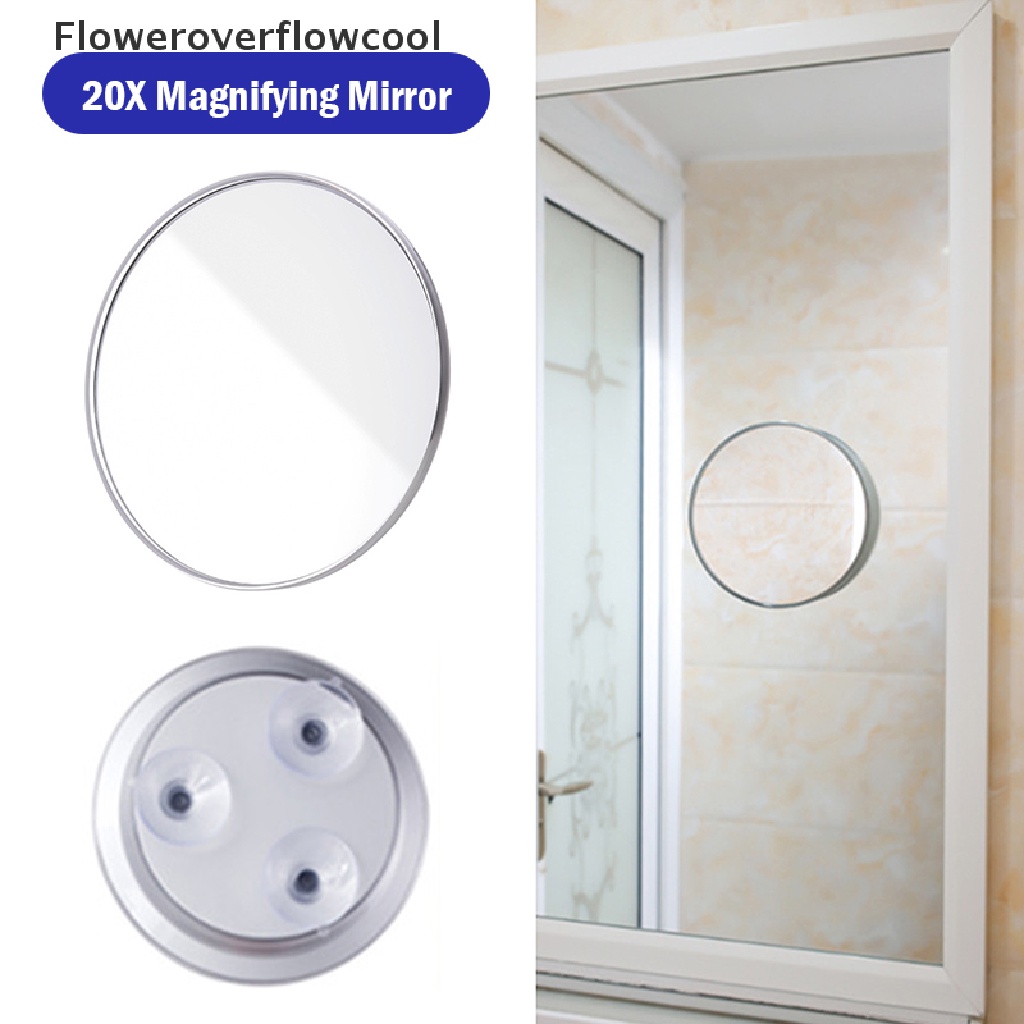 1 Gương Trang Điểm Phóng Đại 20X Kèm 3 Giác Hút Tiện Dụng