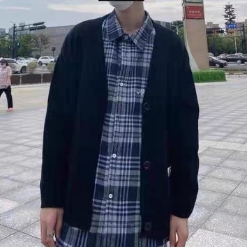 Áo cardigan nam màu trơn kiểu dáng Hàn Quốc  Shop Haul - AC-B01
