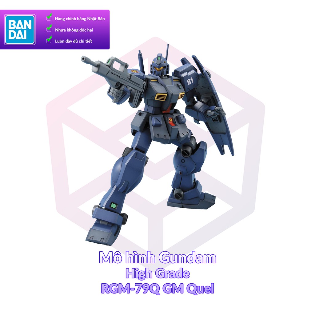 Mô Hình Gundam Bandai HG 074 RGM-79Q GM Quel 1/144 UC Gundam 0083 [GDB] [BHG]