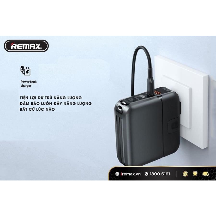 Sạc dự phòng 15000mAh đa năng 18W Remax RPP-20 - Sạc cùng lúc 4 thiết bị