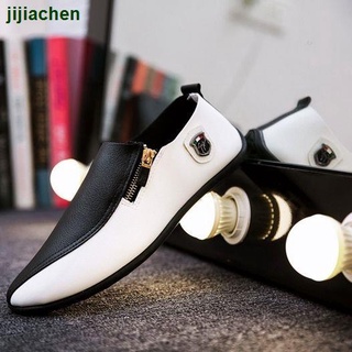 Giày lười da pu phong cách Hàn Quốc cho nam