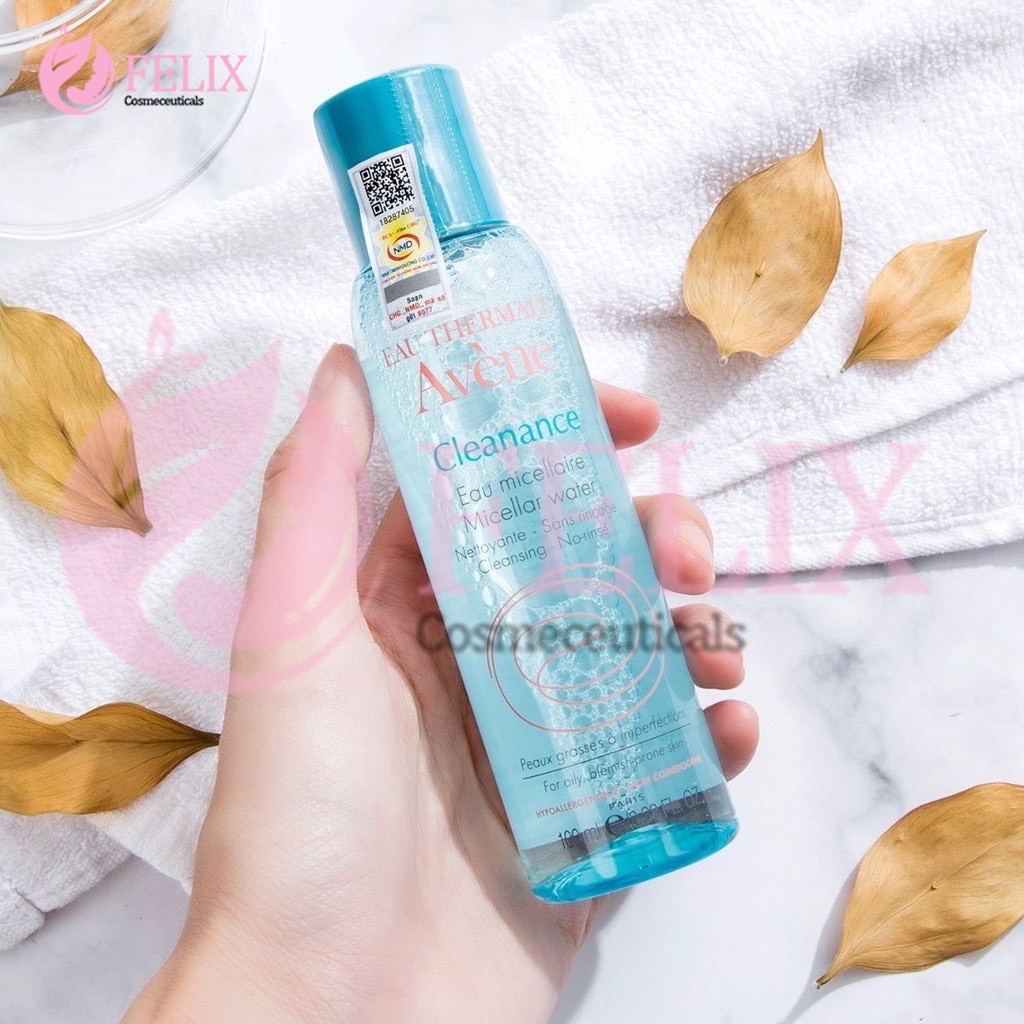 Nước tẩy trang làm sạch sâu dành cho da nhờn mụn Avene Cleanance Micellar 100ml