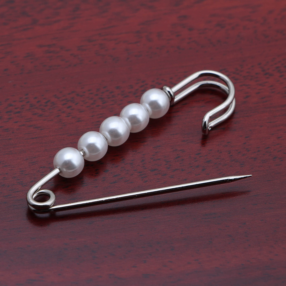 Ghim cài áo đính ngọc trai giả thời trang xinh xắn