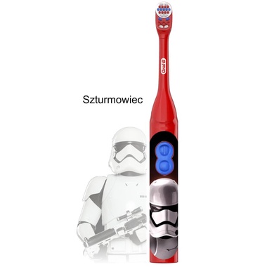 Bàn chải điện Oral-B StarWarS sử dụng pin sản phẩm được nhập khẩu và sử dụng tại Châu Âu - set chăm sóc rặng miệng sẵn