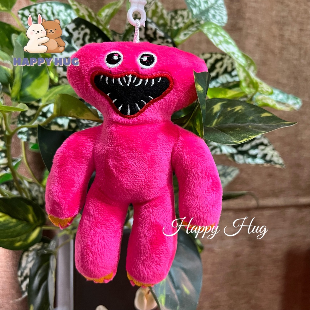 Huggy Wuggy nhân vật game Poppy Playtime, móc khóa size 15cm siêu cute, gấu bông đáng yêu cho bé - Happy Hug