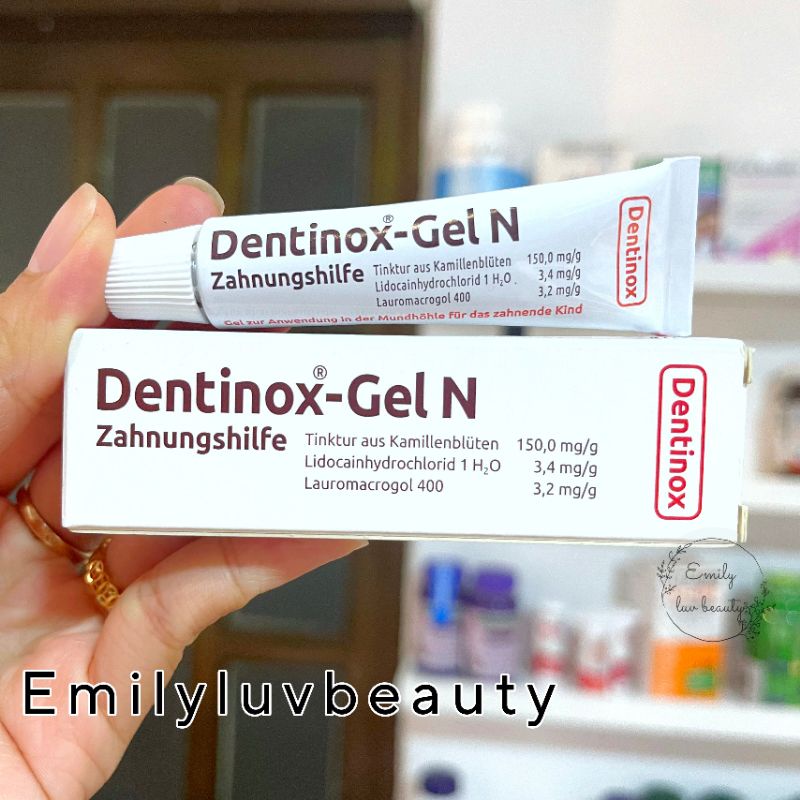 Gel bôi nướu lợi Dentinox Đức cho bé mọc răng tuýp 10g