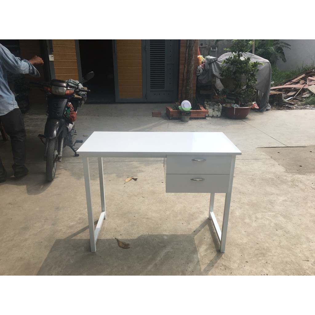 BÀN HỌC, BÀN LÀM VIỆC CÓ HỘC KÉO KÍCH THƯỚC DÀI 1M