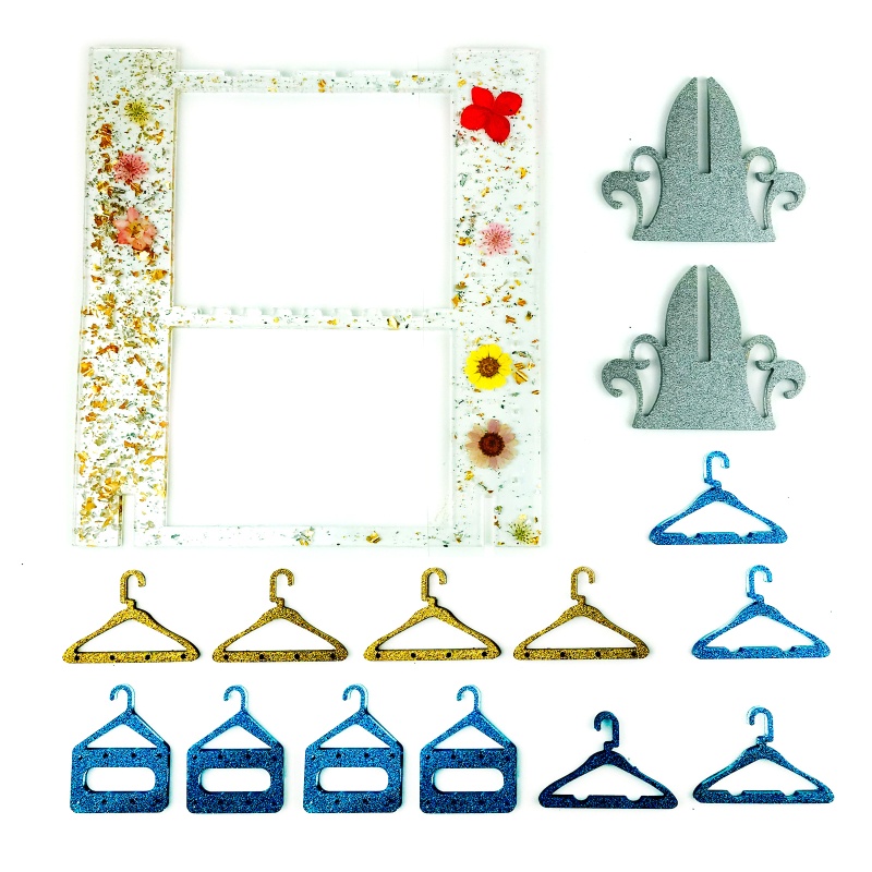 Set 2 Khuôn Silicon Trưng Bày Bông Tai Tiện Lợi