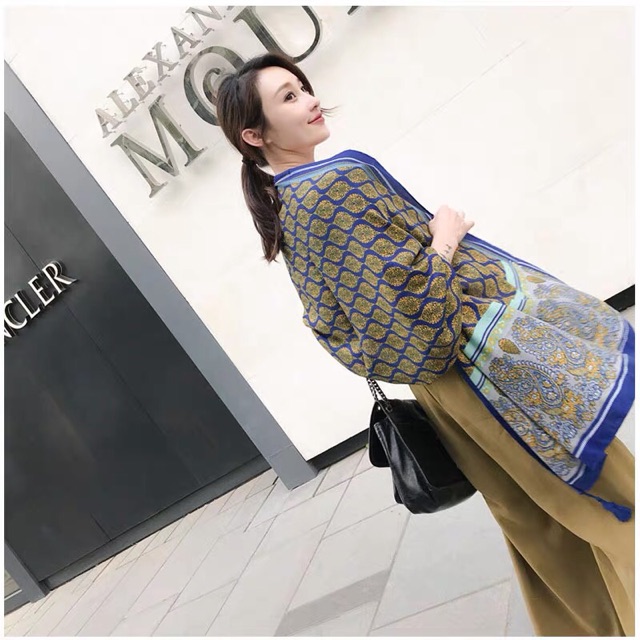 Khăn choàng du lịch che nắng Khăn choàng bohemian - Maben