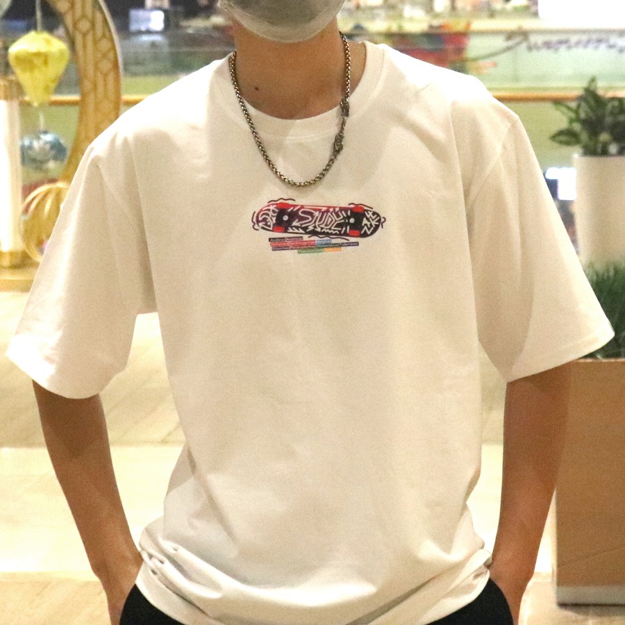 Áo phông Unisex Local Brand - Slyduck.vn On Skateboard T-Shirt áo thun cotton 100% nam nữ form rộng oversize