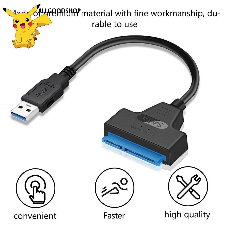 111all} SATA USB Adapter Cable SATA to USB3.0 Data Transfer Converter Support 2.5" HDD