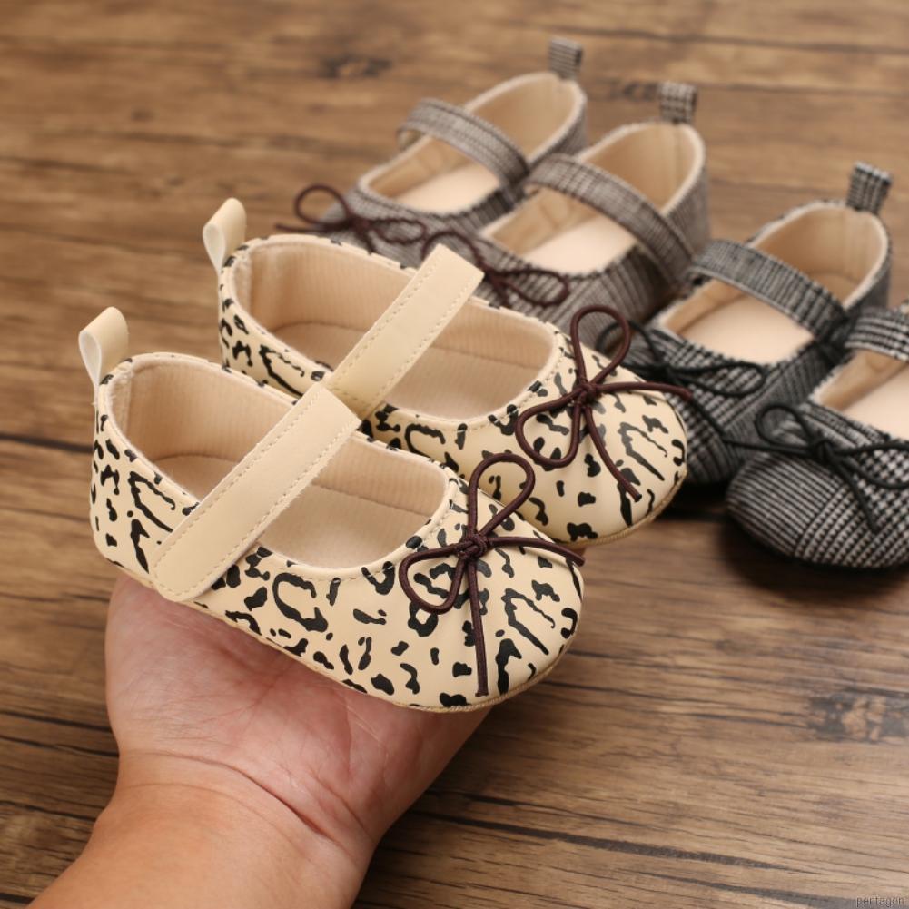 Giày búp bê đế mềm chống trượt cho bé gái 0-18 tháng tuổi