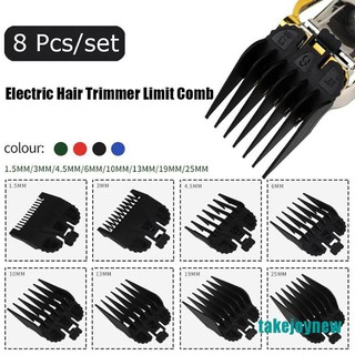 (Hàng Mới Về) Set 8 Phụ Kiện Cho Tông Đơ Cắt Tóc Chất Lượng Cao