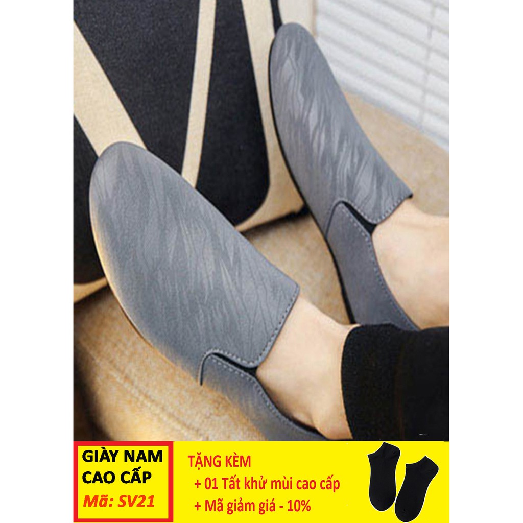 Giày Nam Giá Rẻ 💖FREESHIP💖 Giày Lười Êm Chân Thoáng Khí | BigBuy360 - bigbuy360.vn