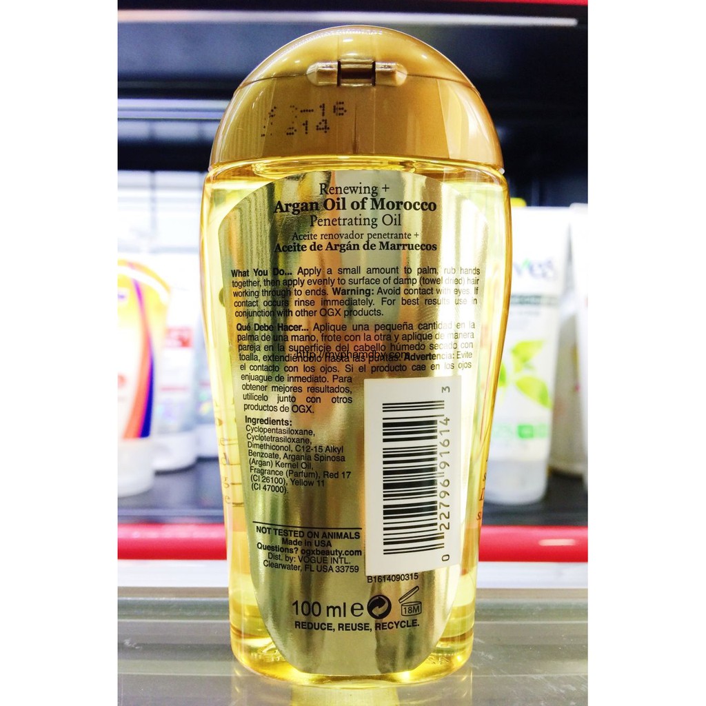 Tinh dầu dưỡng tóc renewing + argan oil of morocco PENETRATING OIL 100 ml - 3.3 fl oz | BigBuy360 - bigbuy360.vn