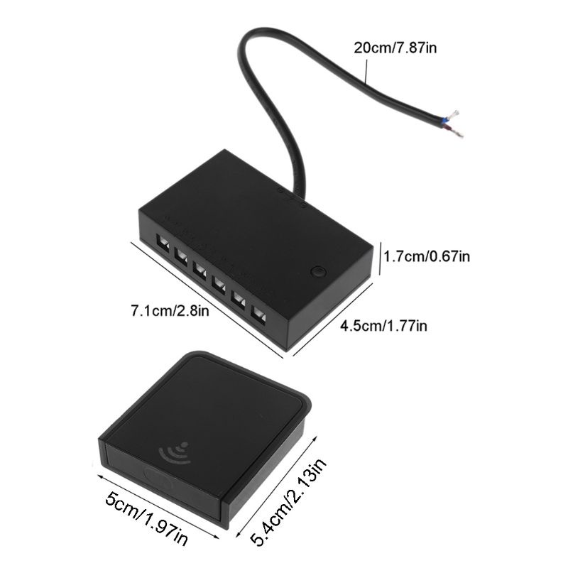 Công Tắc Điều Khiển Đèn LED 12V-24V 120W Cao Cấp Tiện Dụng