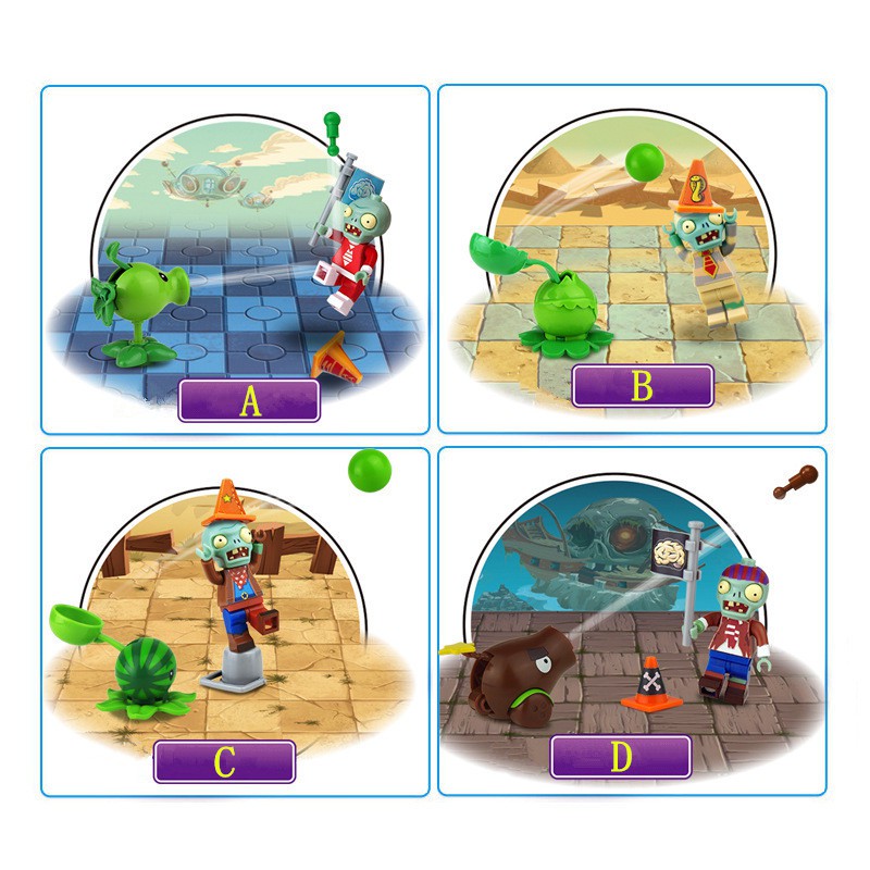 Bộ đồ chơi lắp ráp Plants vs Zombies Egg