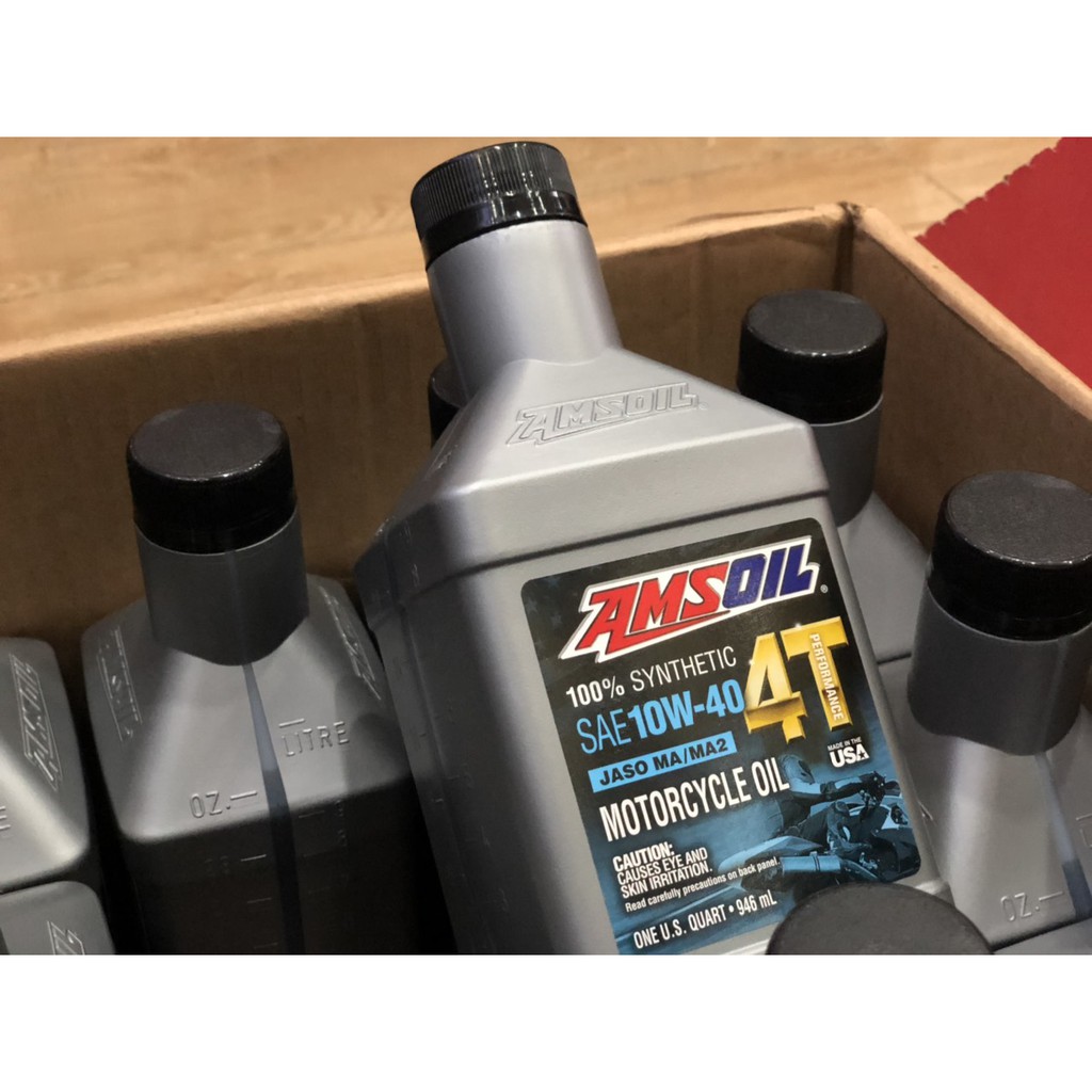 NHỚT AMSOIL 4T PERFORMANCE 10W40 946mm