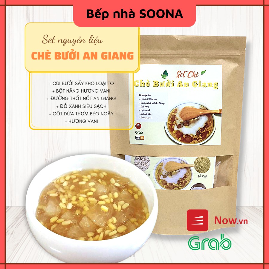 [Sỉ_Lẻ] Set Chè Bưởi An Giang Nấu 20-22 Chén (Set Vừa) - Bếp nhà Soona