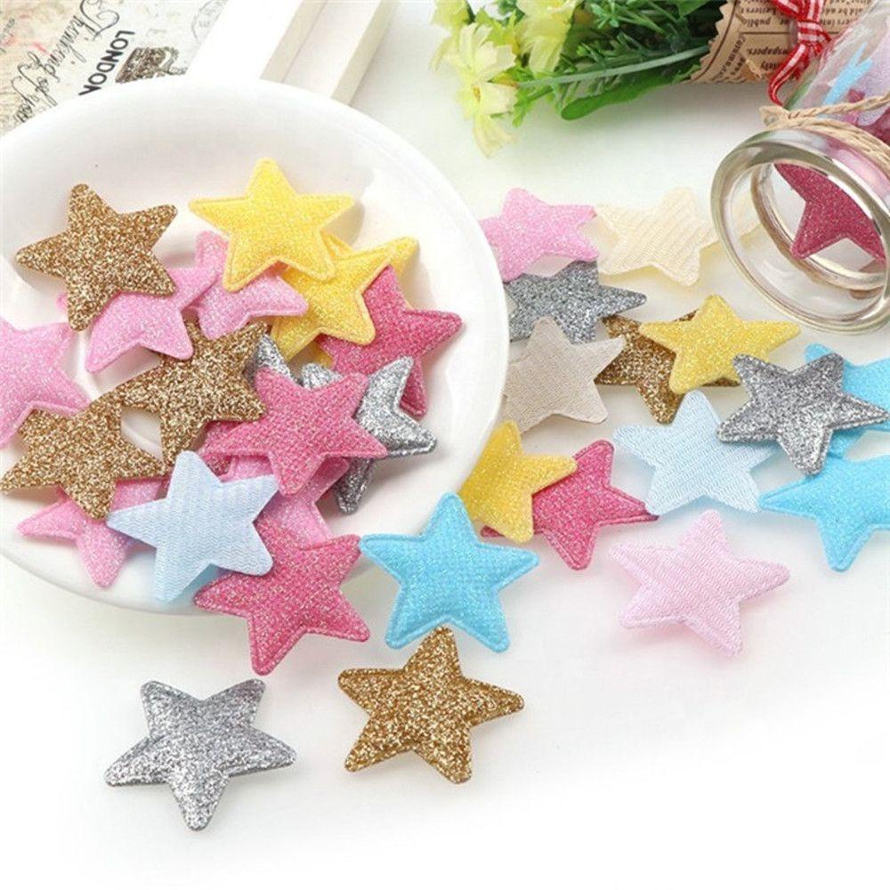 EUCA Set 50 Miếng Đệm 28mm Bằng Vải Không Dệt Thêu Thủ Công Đa Ứng Dụng