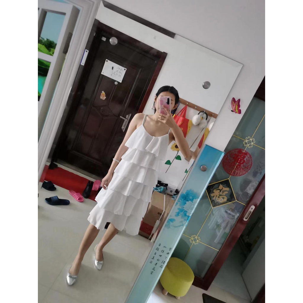 Mùa Hè Năm 2023 Phong Cách Mới Váy Địu Kiểu Cổ Tích✨✨ Chân Váy Tầng Thiết Kế Xinh Xắn Nữ Tính