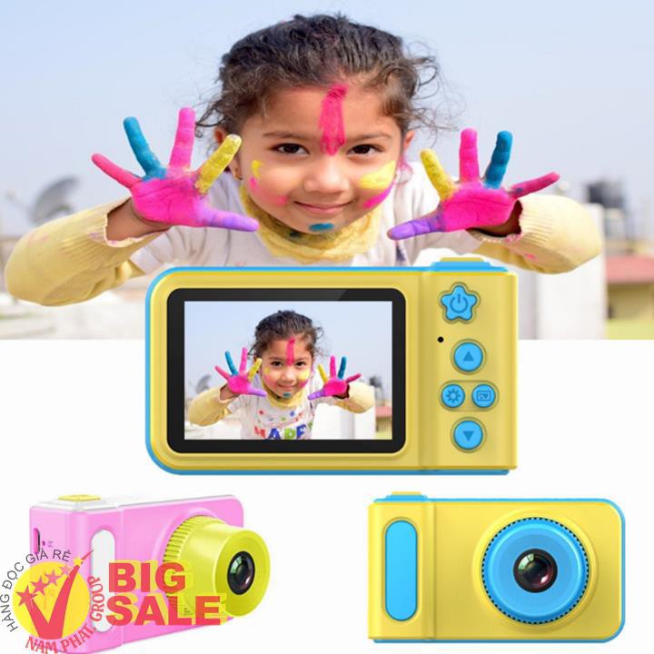 Hot Máy chụp hình mini kỹ thuật số cho bé và thẻ nhớ 8G Freeship