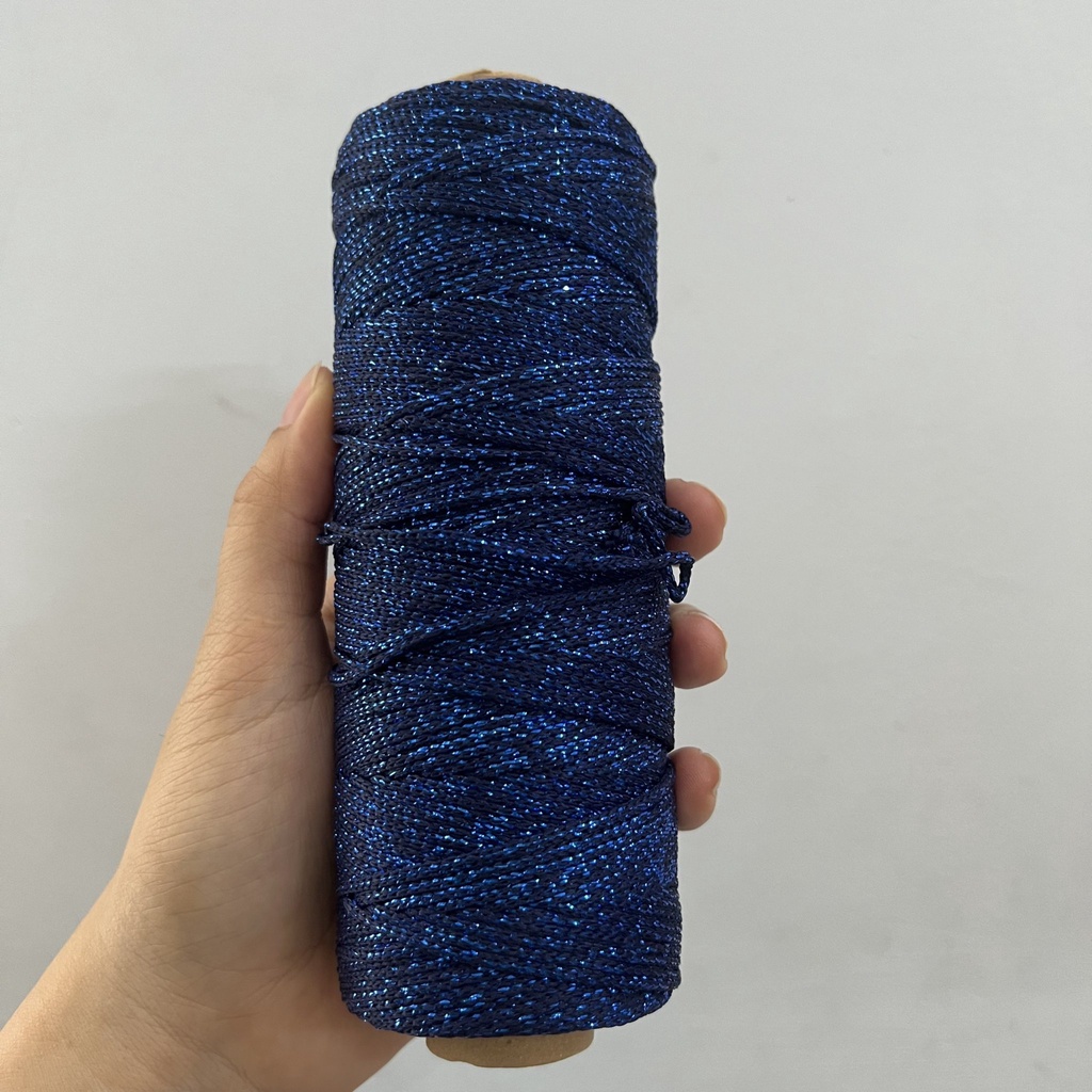 Sợi dệt kim tuyến tròn 2mm 30k/cuộn
