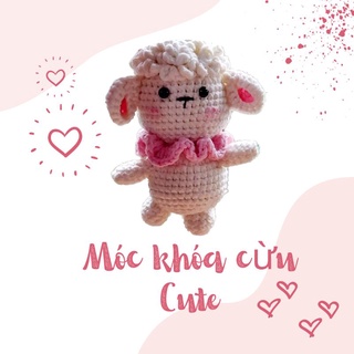 Móc khóa cute hình chú cừu