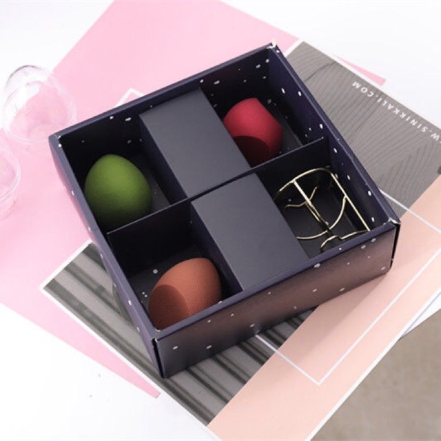 Set mút tán kem nền