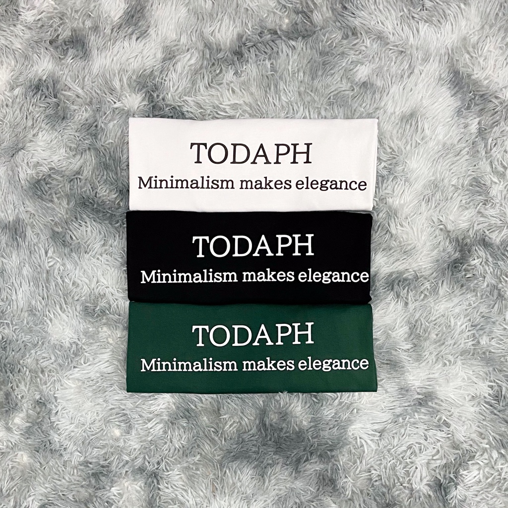 Áo thun basic TODAPH vải cotton 2 chiều thoáng mát