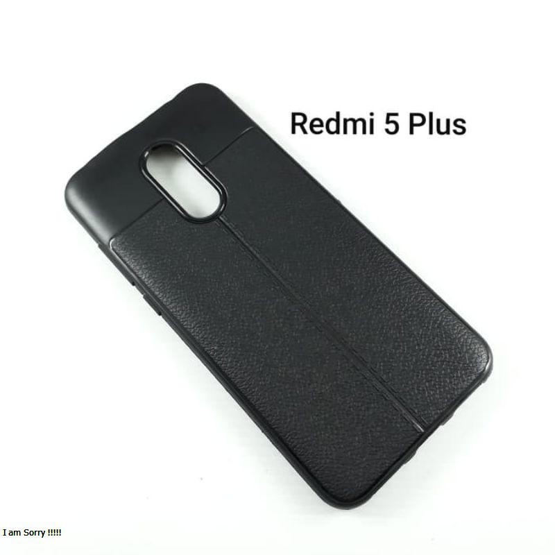 Ốp lưng da nắp gập màu trơn cho Xiaomi Redmi 5+/Plus