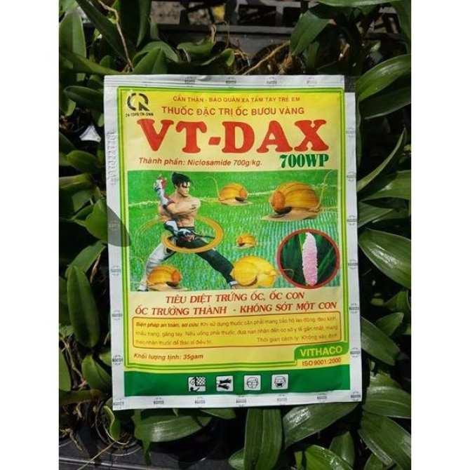 Thuốc diệt ốc sên, ốc nhớt hại hoa Lan dạng phun xịt VT-Dax 700wp gói 35g