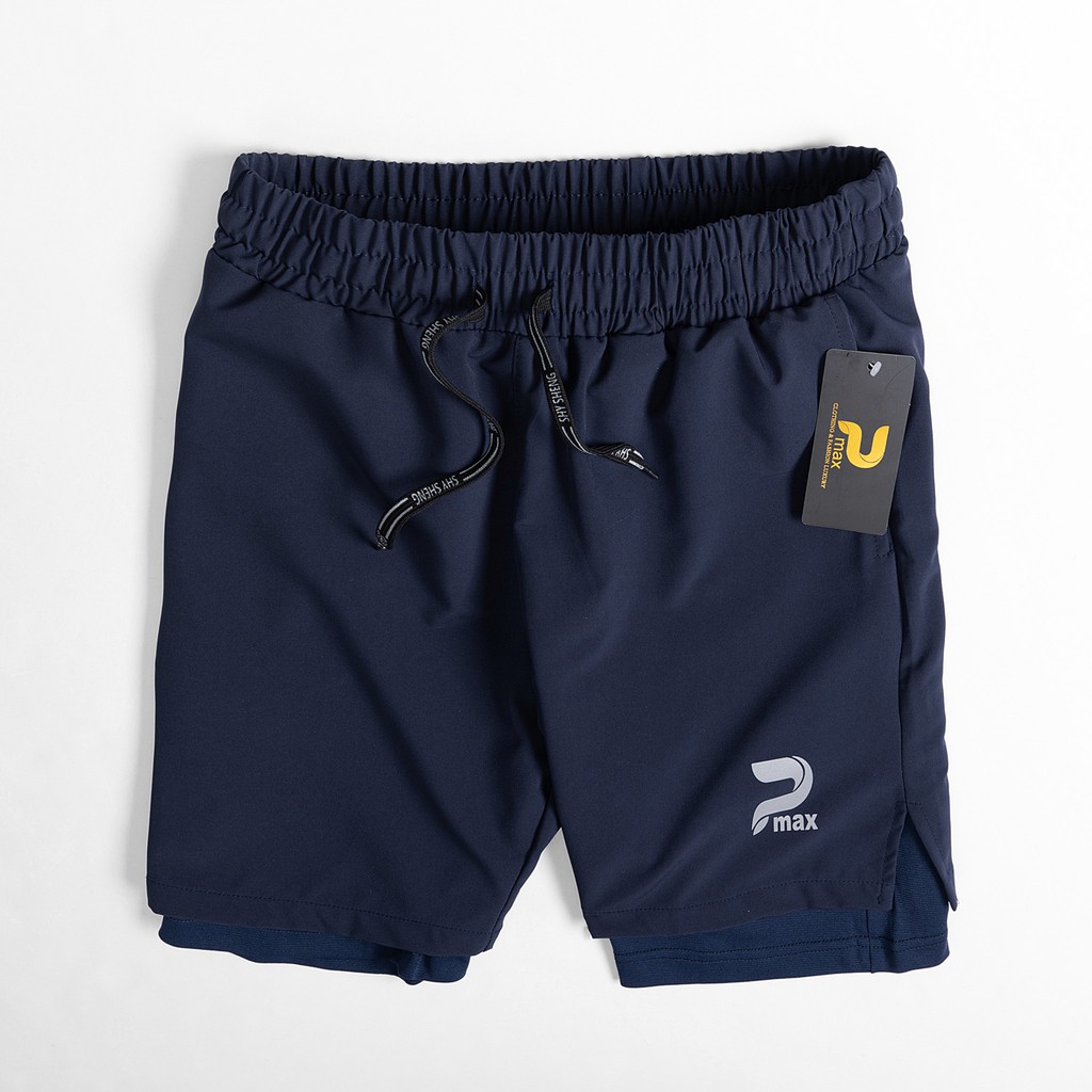 Quần đùi shorts 2in1 bó đùi trong Pmax mẫu hot hit | BigBuy360 - bigbuy360.vn