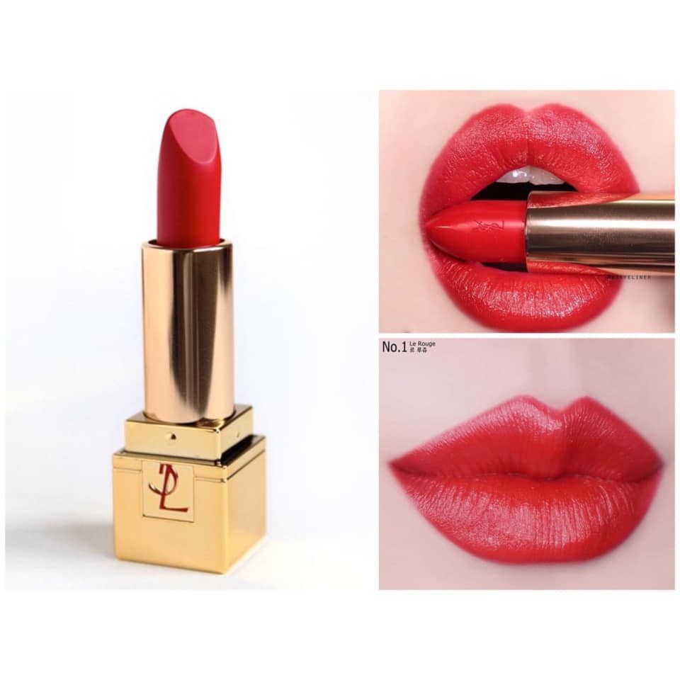 SON #01 LE ROUGE YSL- MẦU ĐỎ THUẦN TRẺ TRUNG
