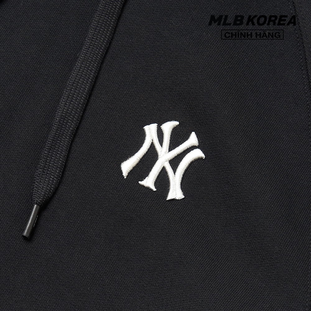 MLB - Áo hoodie dài tay phối mũ logo thêu nổi bật 3AHDS0114-50BKS