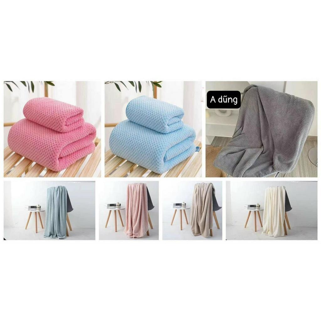 Khăn tắm sợi tre 70x140cm co dãn thấm hút nước cực tốt dùng cho người lớn trẻ em