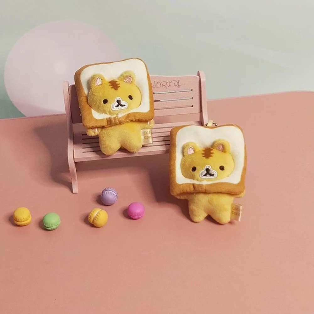Móc Khóa Hình Mèo QUINTON Bánh Mì Dễ Thương