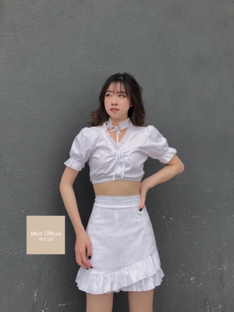 Set áo váy body tặng kèm dây chocker | BigBuy360 - bigbuy360.vn
