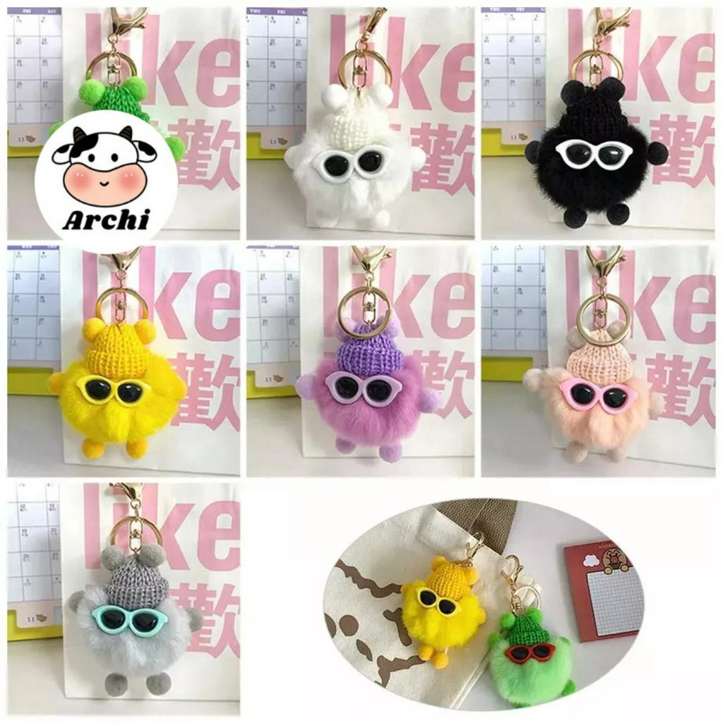 Móc Khóa Banh Xù Mini Dễ Thương