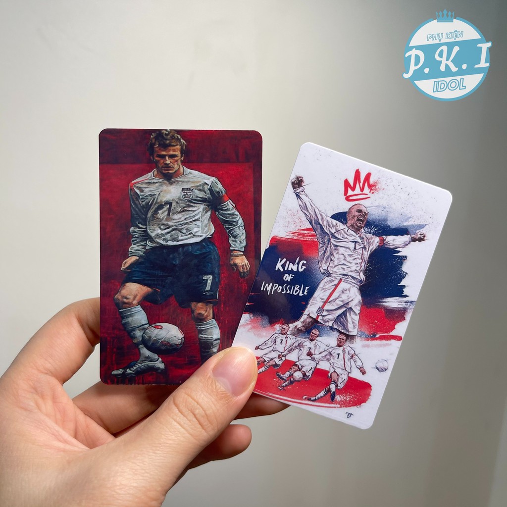 Card Thẻ Cầu Thủ David Beckham - Đẹp Trai Cuốn Hút Nhất Làng Túc Cầu