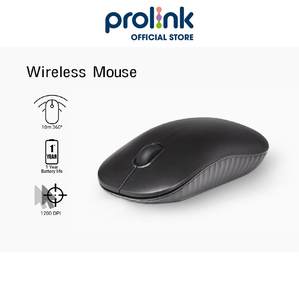 [Mã BMBAU50 giảm 7% đơn 99K] Chuột Máy Tính Không Dây Cao Cấp Giá Rẻ Wireless PROLiNK PMW5009 - Bảo Hành 12 Tháng