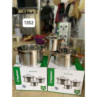 [Chính hãng] BỘ NỒI NAGAKAWA 1352