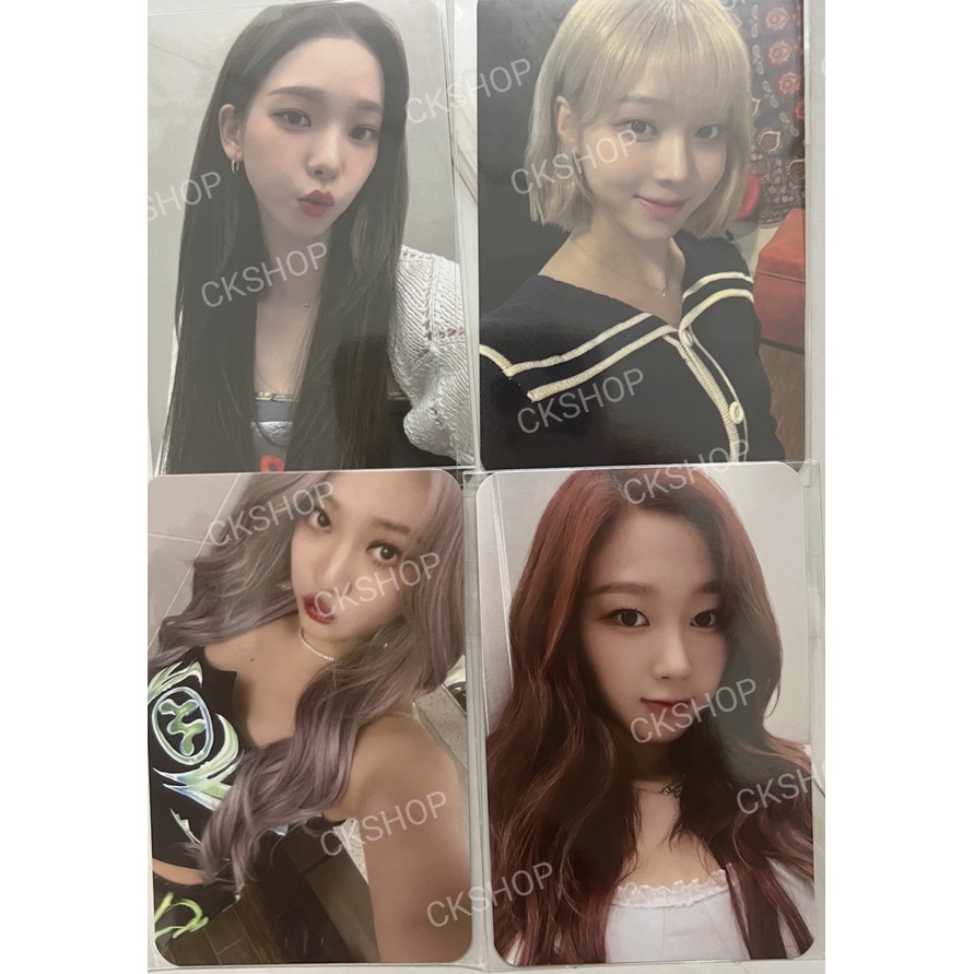 Ảnh sưu tầm photocard bo góc aespa - Girls mumo chính hãng