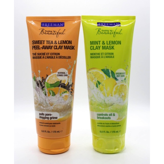 Mặt nạ Freeman Clay Mask Mint and Lemon 