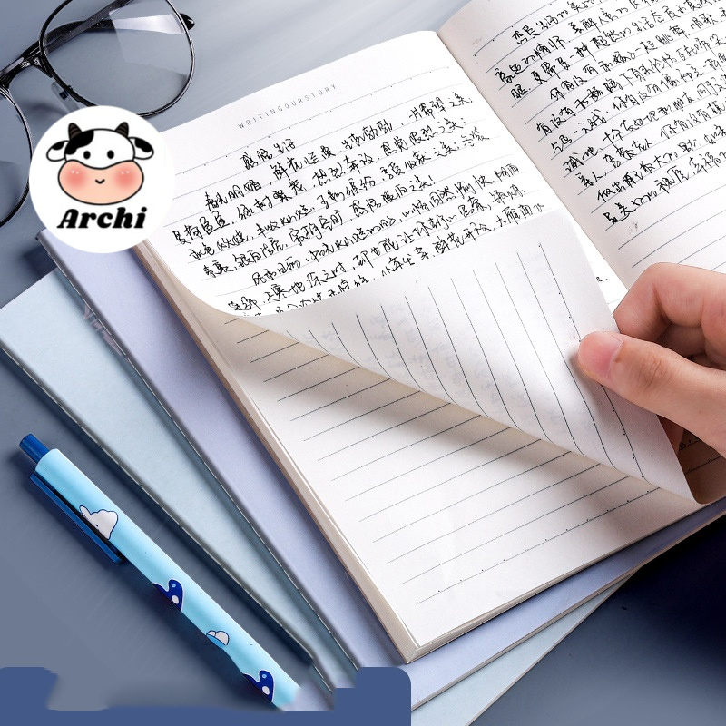 Vở ghi chép học tập bìa in hình gấu dễ thương kích thước phổ thông ( 60 trang )
