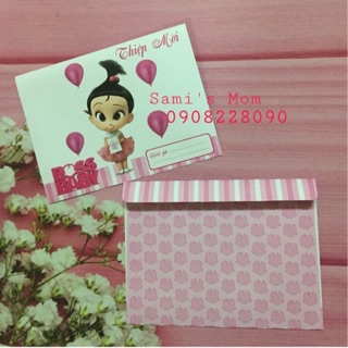 Thiệp mời sinh nhật bé gái