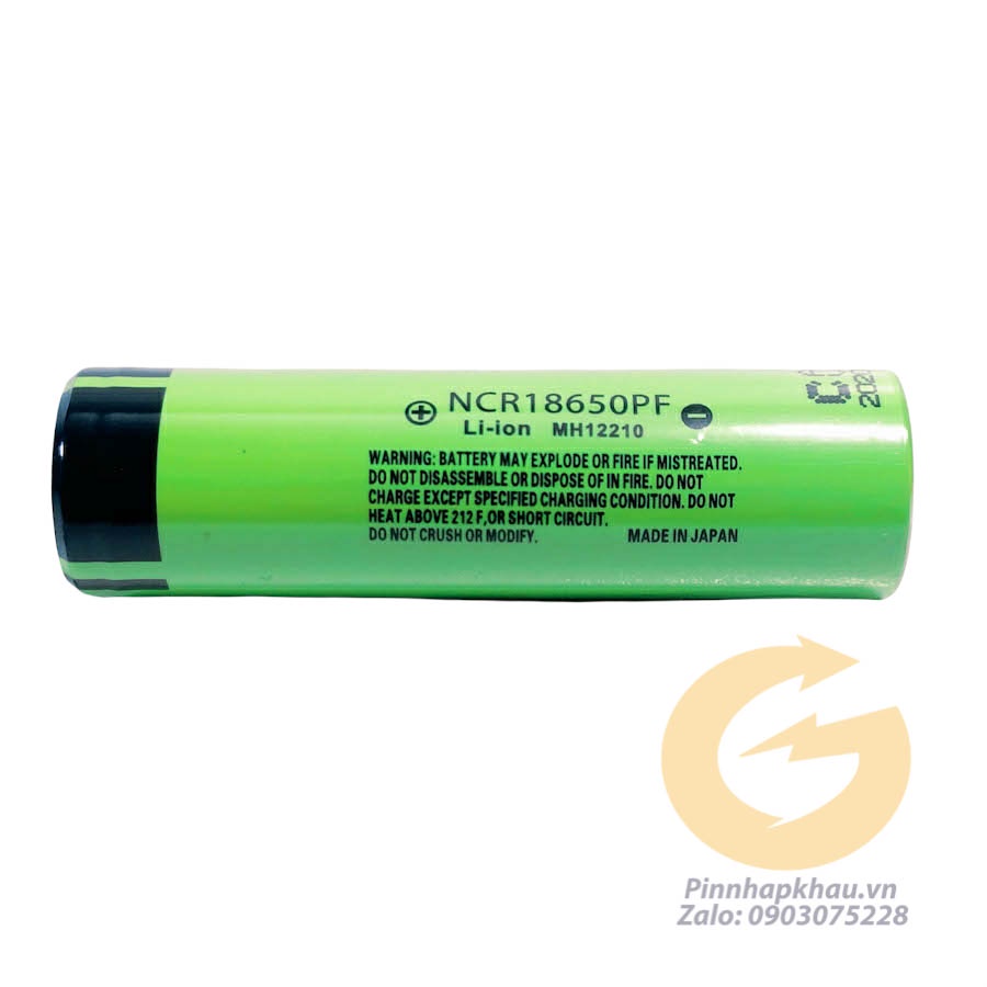 [P07] Pin sạc 18650 Panasonic NCR18650PF xã 10A 2900mah Japan Có QR code trên thân pin dùng cho quạt, laptop, khoan