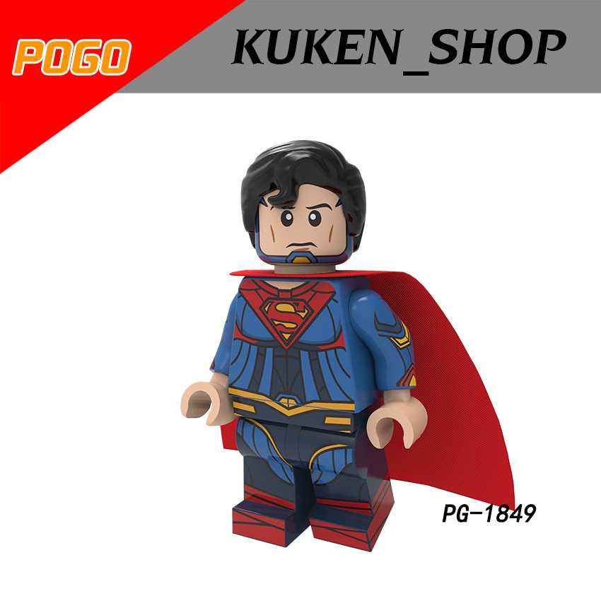 Minifigures Marvel DC Các Mẫu Nhân Vật Bat Girl Ocean Doctor Fate Classic Electro Superman Mẫu Mới Ra PG8210