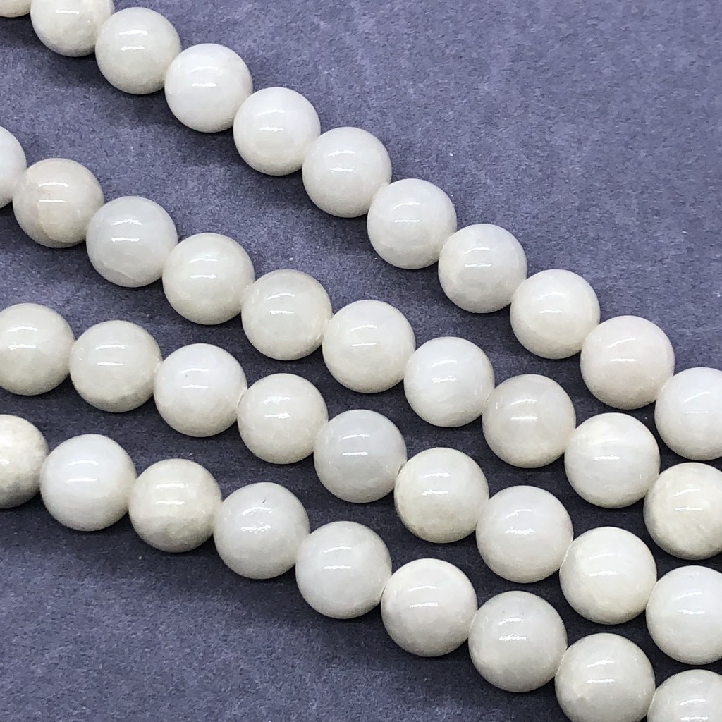 Chuỗi Hạt Đá Ngọc Bích Tròn Tự Nhiên 6-12mm Dùng Làm Vòng Tay Diy