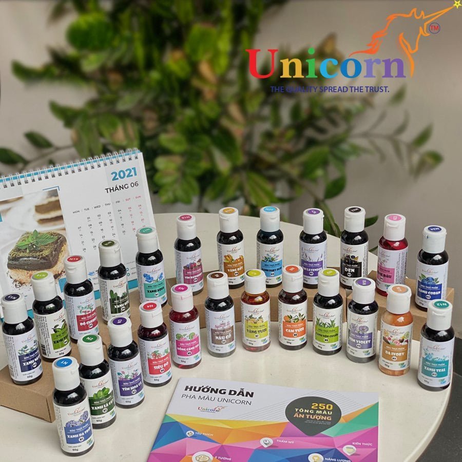 MÀU SIRO THỰC PHẨM 60G- UNICORN